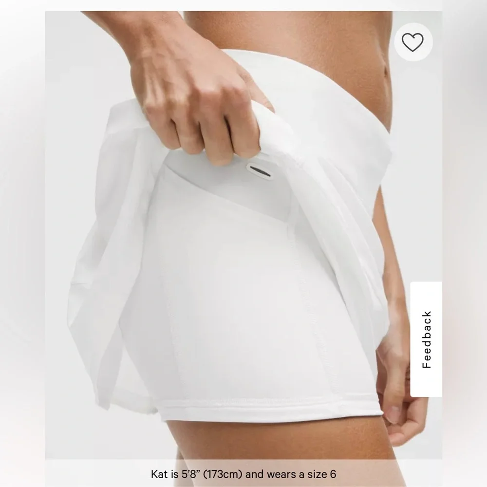 NWT Lululemon Pace Rival MR Skirt - Picture 5 of 6